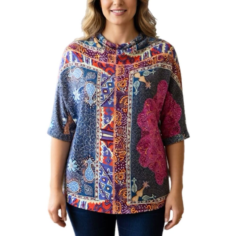 Etro Multicolor Patterned Women's Top pristine condition - Picture 2 of 8